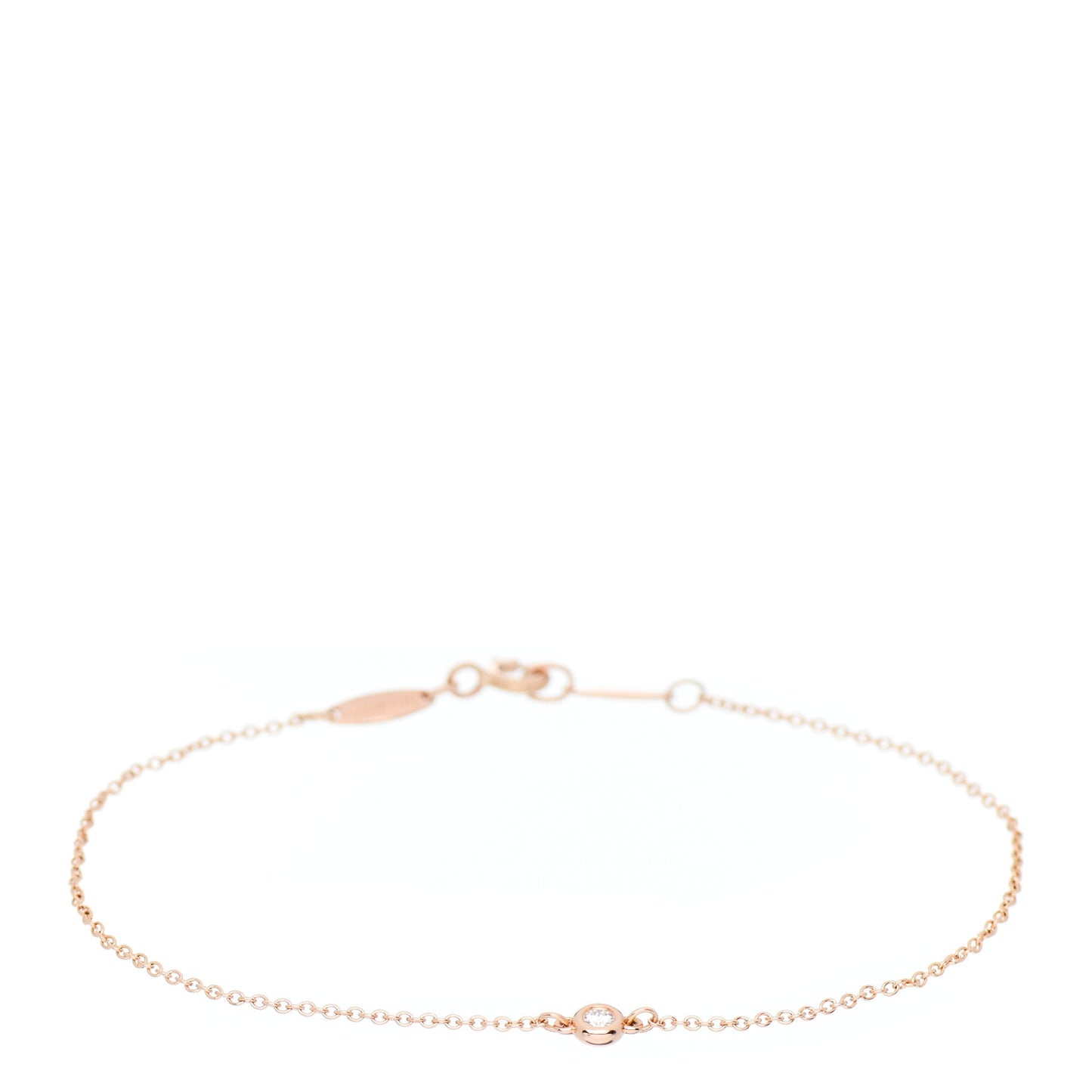 18K Yellow Gold Diamond .03ct Elsa Peretti Diamonds by the Yard Bracelet