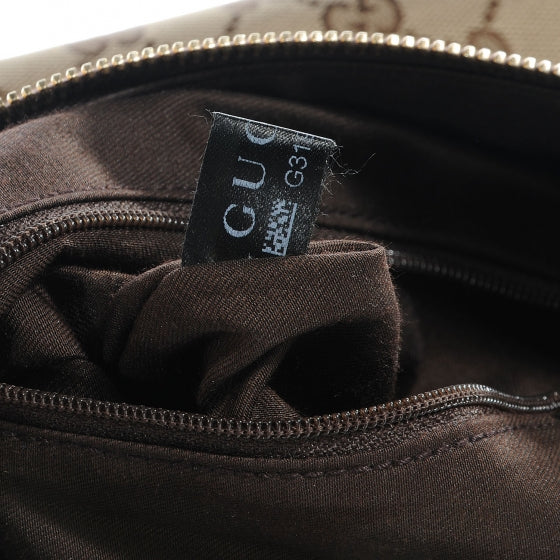 Monogram Medium Abbey Tote Brown
