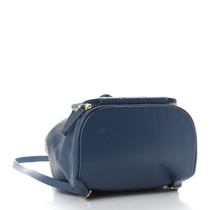 Chanel Caviar Quilted Business Affinity Backpack Blue 3 of 9