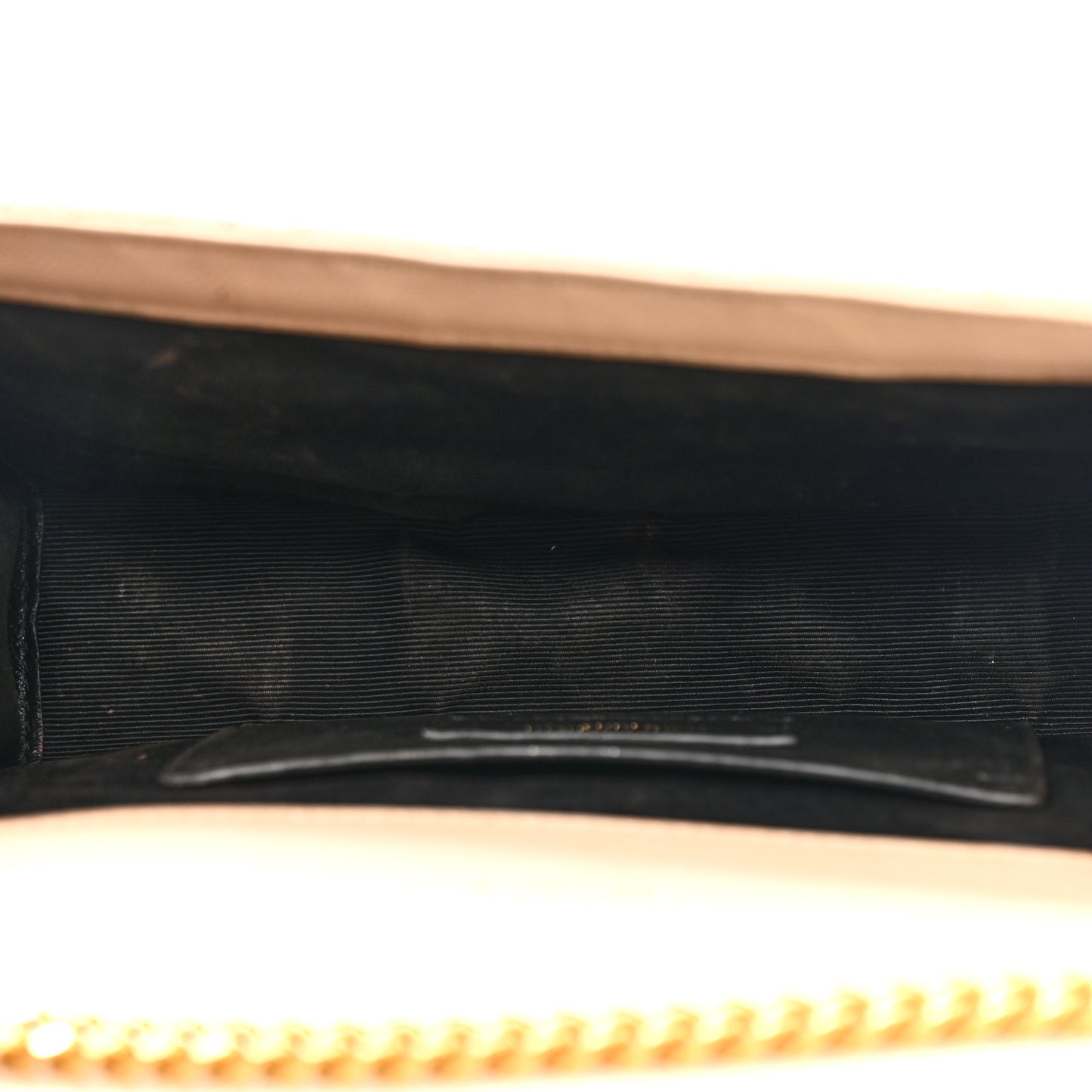 Grain De Poudre Textured Mixed Matelasse Triquilt Small Monogram Satchel Dark Beige