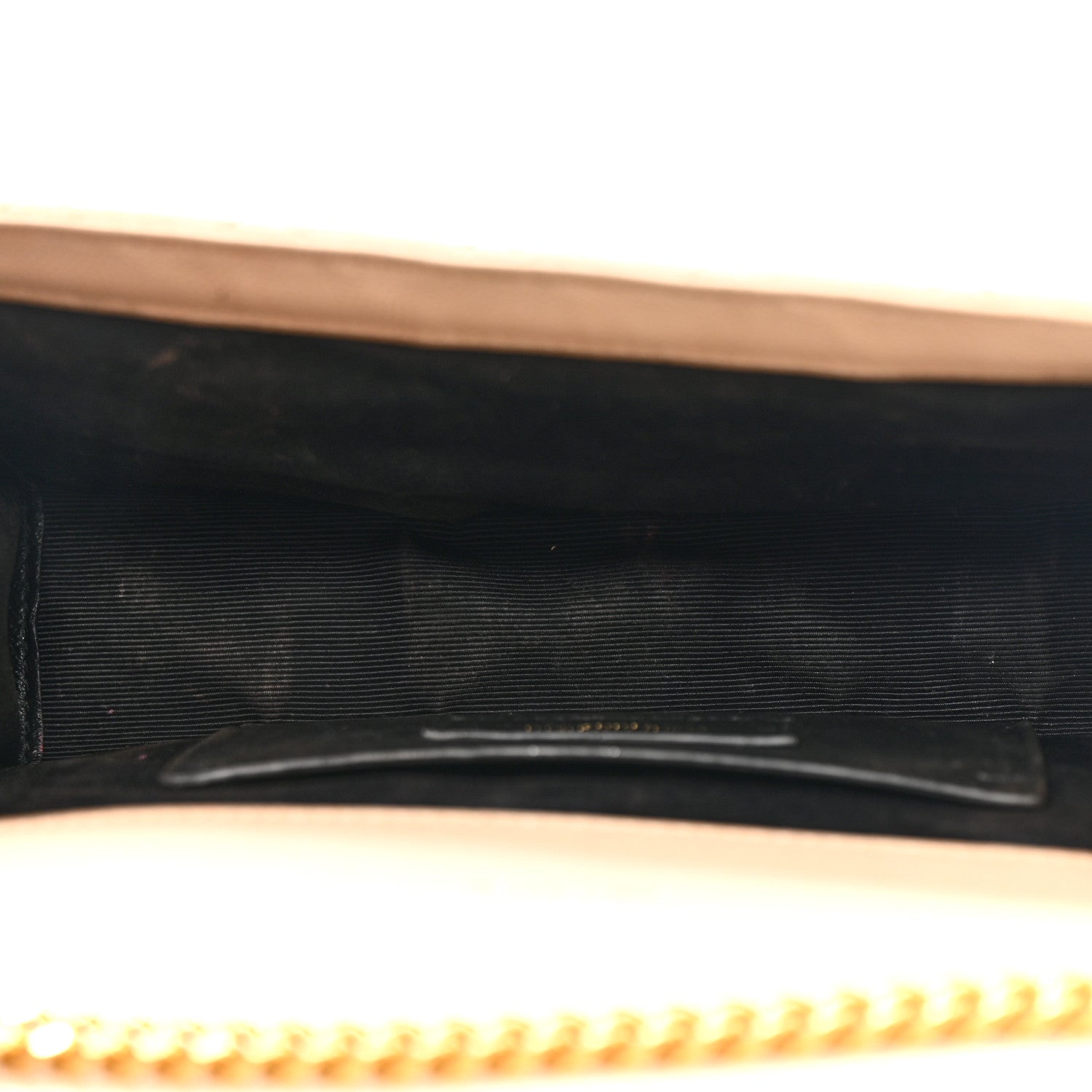 Saint Laurent Grain De Poudre Textured Mixed Matelasse Triquilt Small Monogram Satchel Dark Beige 5 of 13