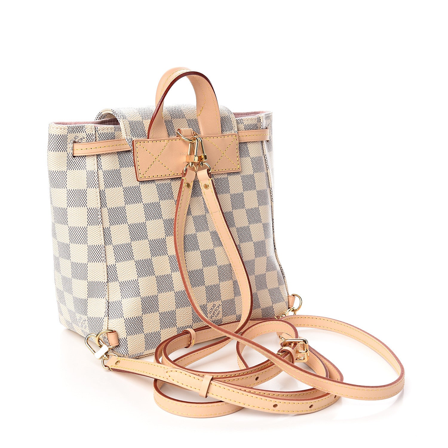 Louis Vuitton Damier Azur Sperone BB Backpack 2 of 9