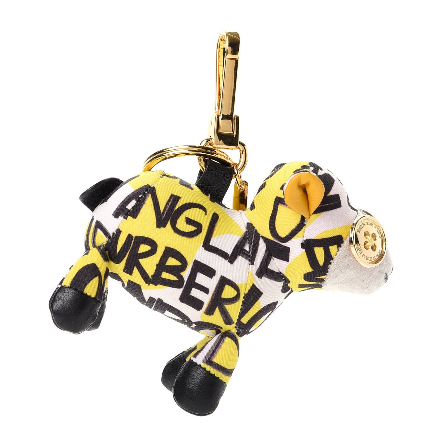 Cotton Graffiti Print Wendy the Sheep Bag Charm Yellow