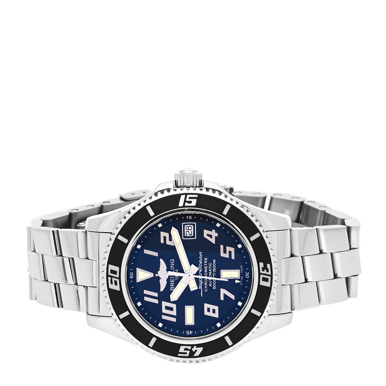 Breitling Stainless Steel 42mm SuperOcean Automatic Watch Blue A17364 2 of 5