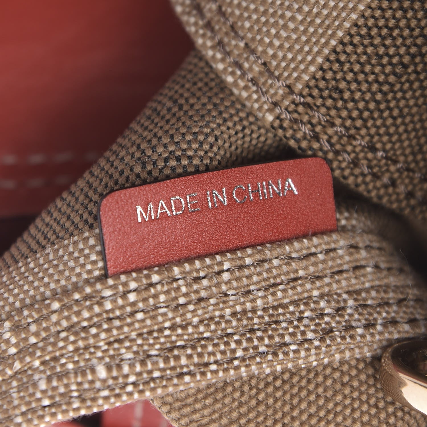 Burberry Canvas Mega Check Medium Maidstone Cadmium Red 7 of 11