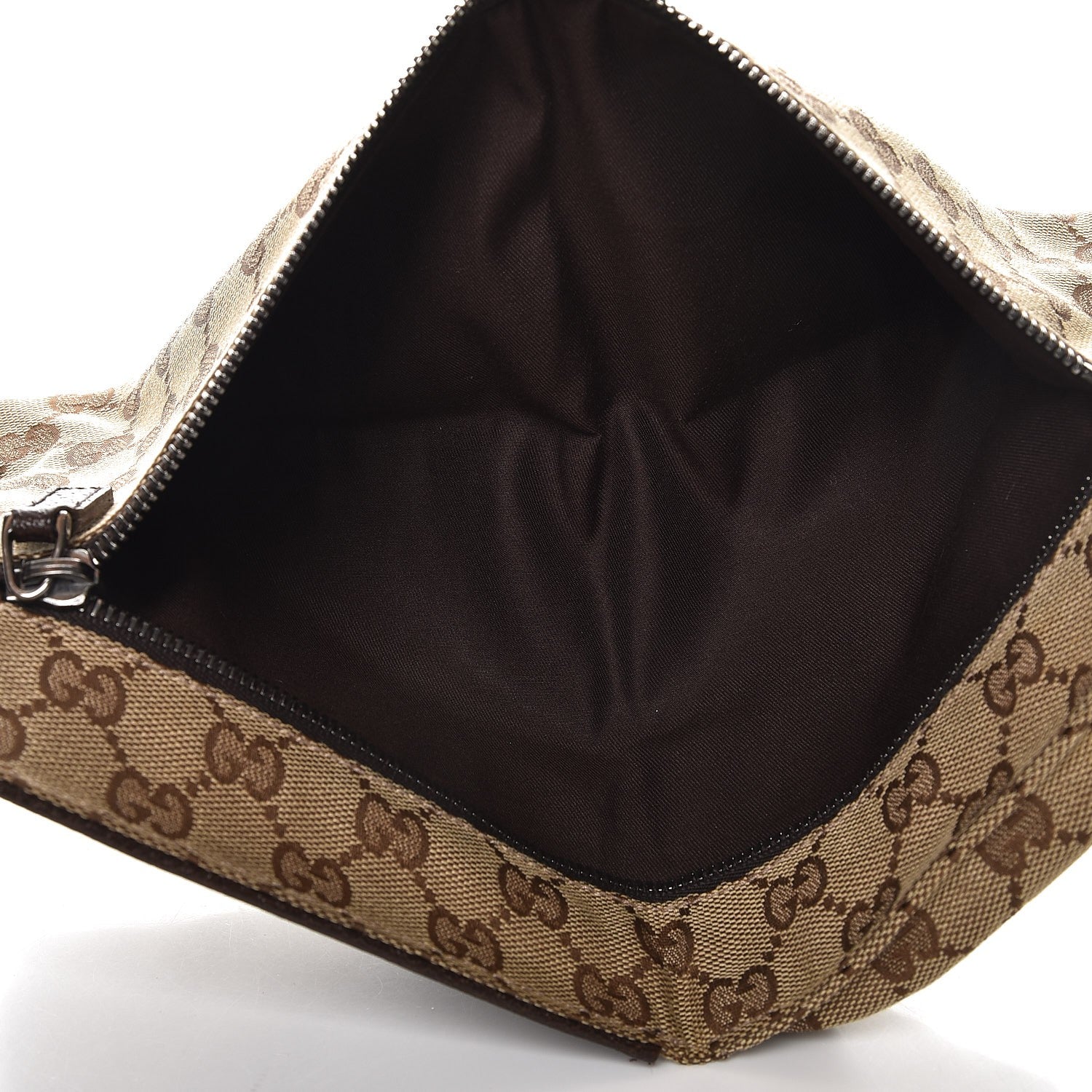 Gucci Monogram Web Belt Bag Dark Brown 5 of 8