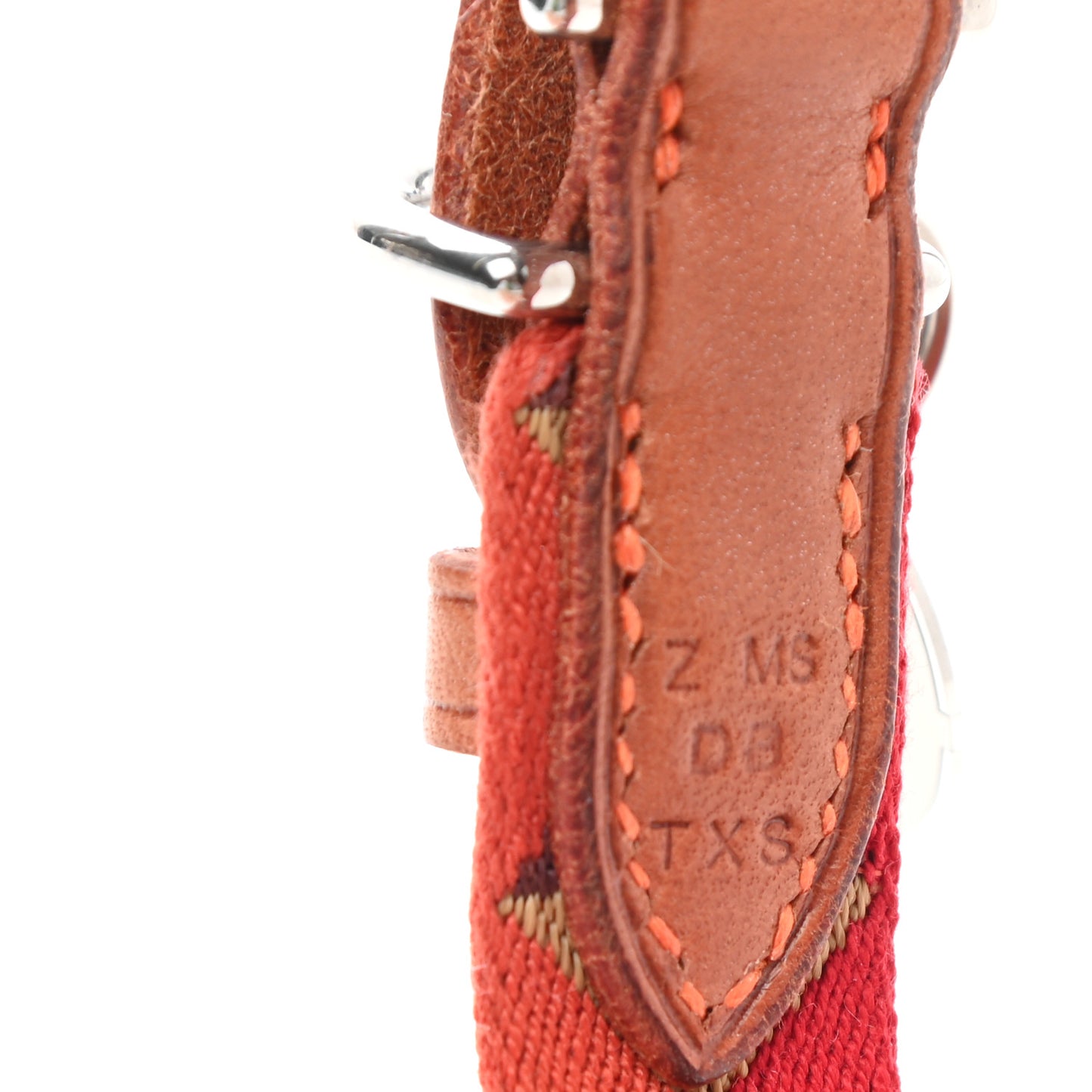 Toile Natural Bridle Medor Feu II Dog Collar XS Dark Irish
