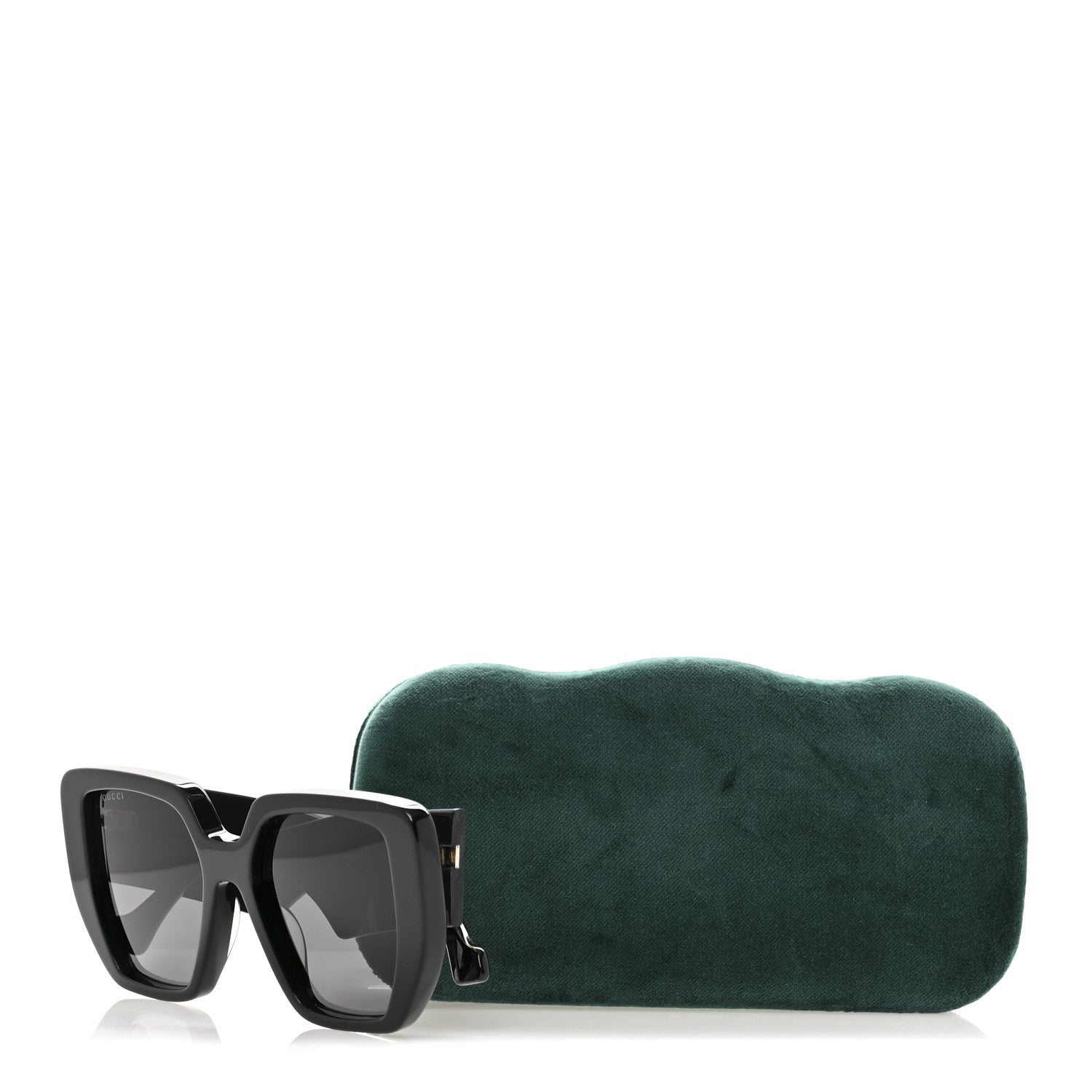 Gucci Acetate Square Frame Sunglasses GG0956S Black 9 of 9