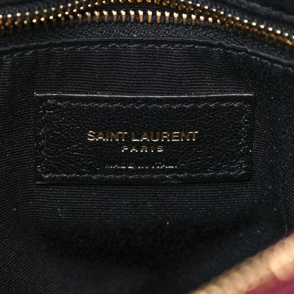 Saint Laurent Calfskin Y Quilted Monogram Medium Loulou Chain Satchel Palissandre 5 of 14