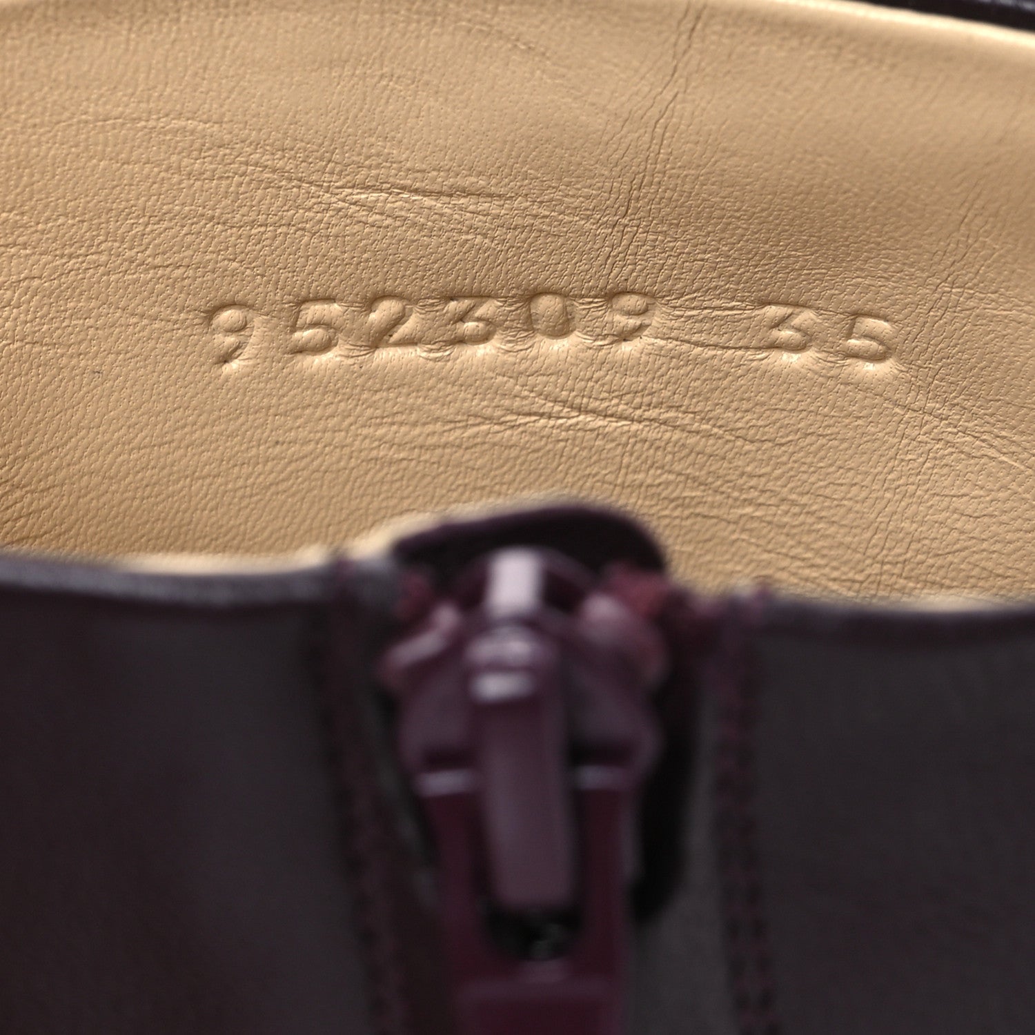 Loewe Calfskin Toy Ankle Boots 35 Burgundy 10 of 11