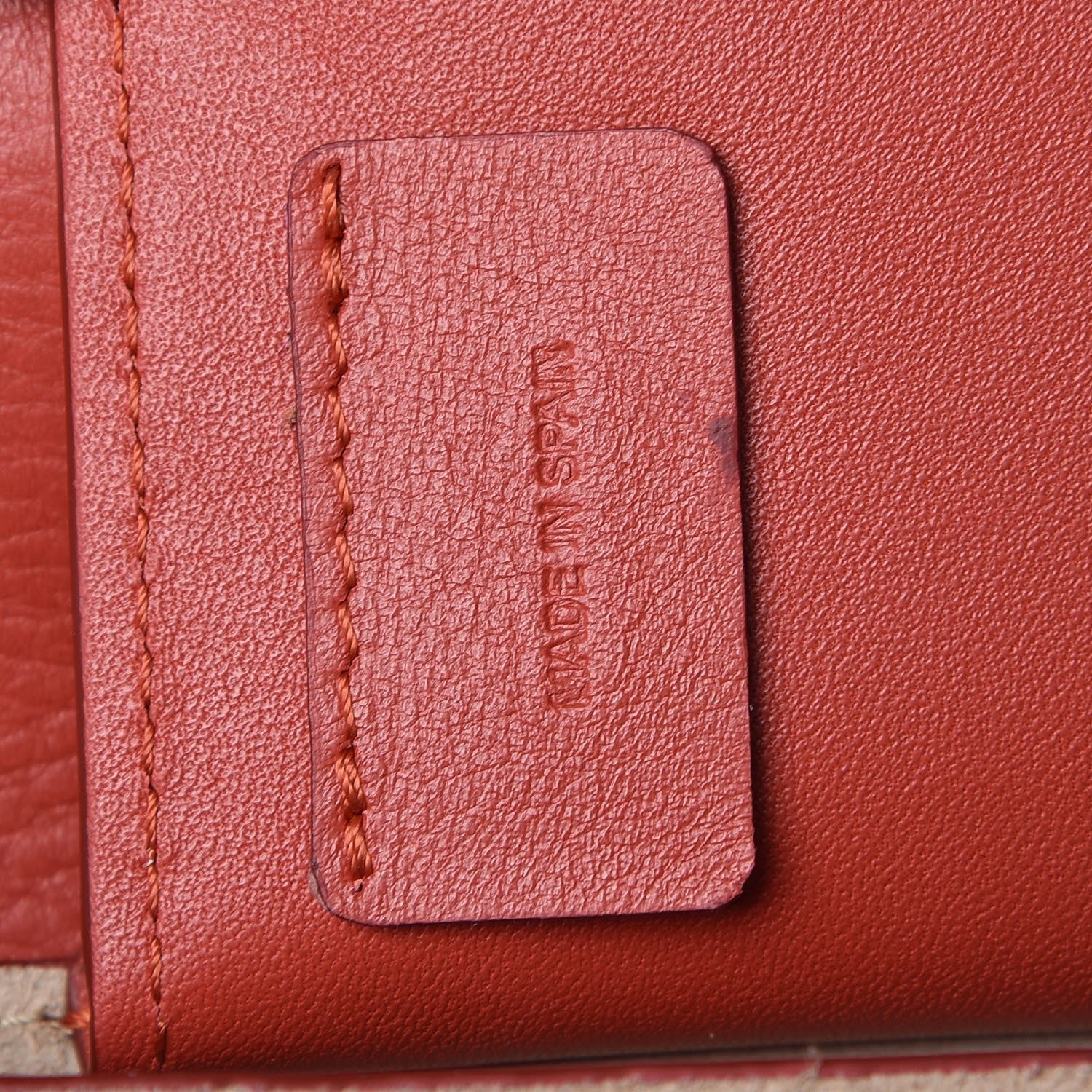 Chloe Calfskin Drew Bijou Clutch Earthy Red 7 of 7