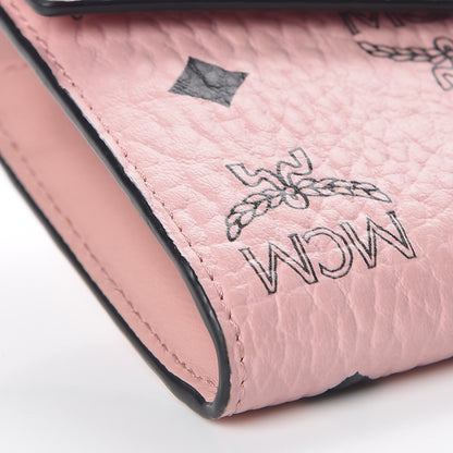 MCM Visetos Large Patricia Wallet On Chain Soft Pink 8 of 11