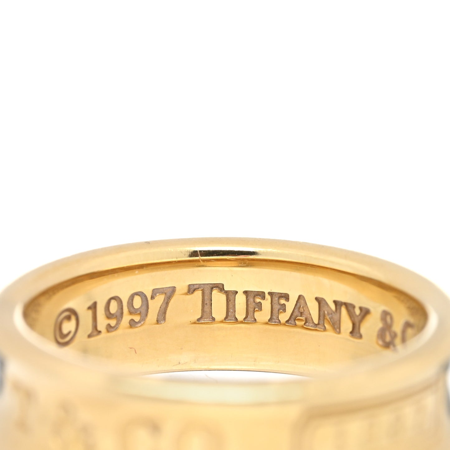 18K Yellow Gold 1837 Band Ring 53 6.5