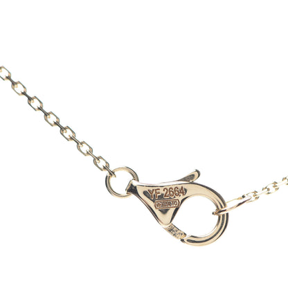 Cartier 18K Yellow Gold Mother Of Pearl Diamond Caresse D'Orchidees Par Necklace 5 of 5