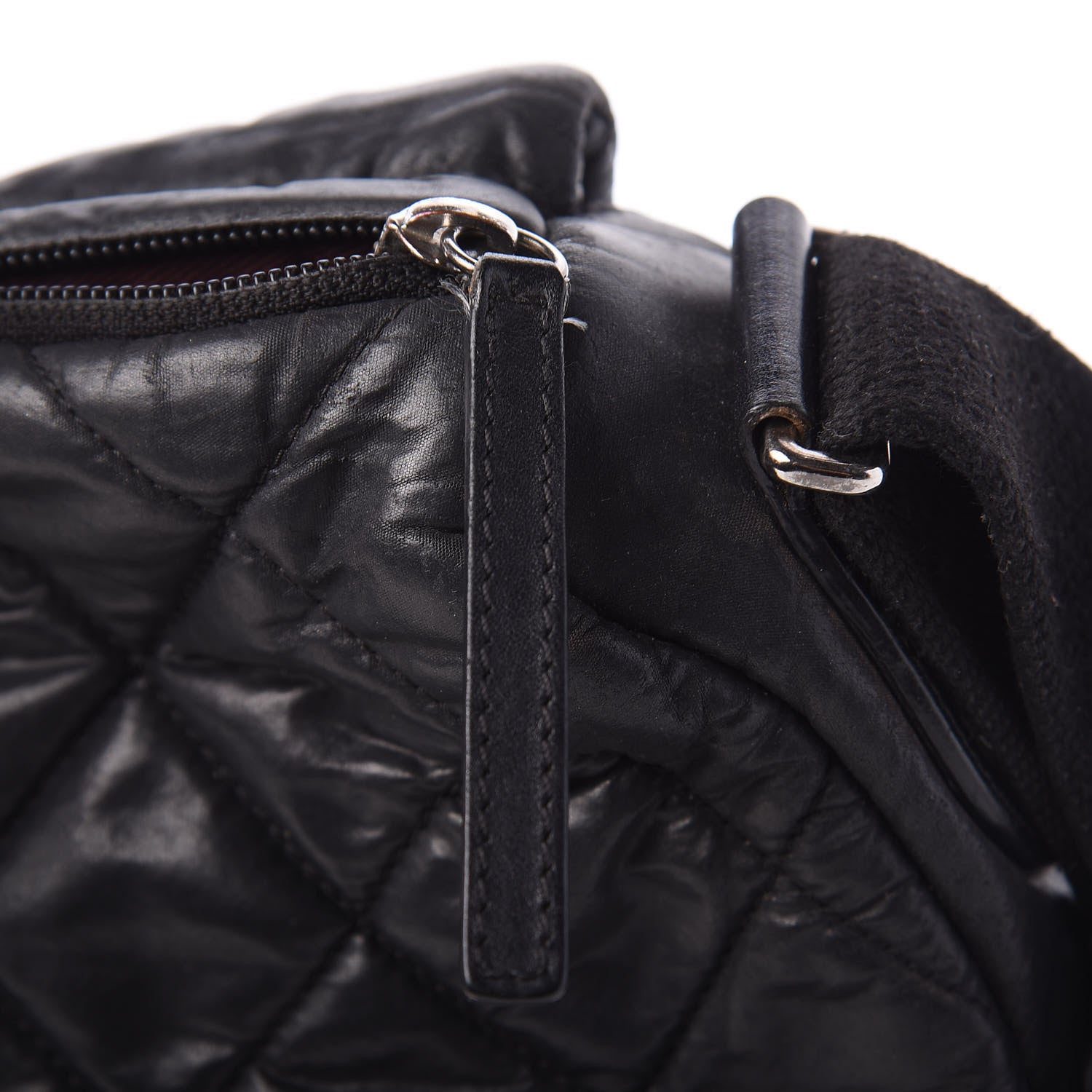 Chanel Aged Calfskin Quilted Expandable Messenger Black 16 of 18