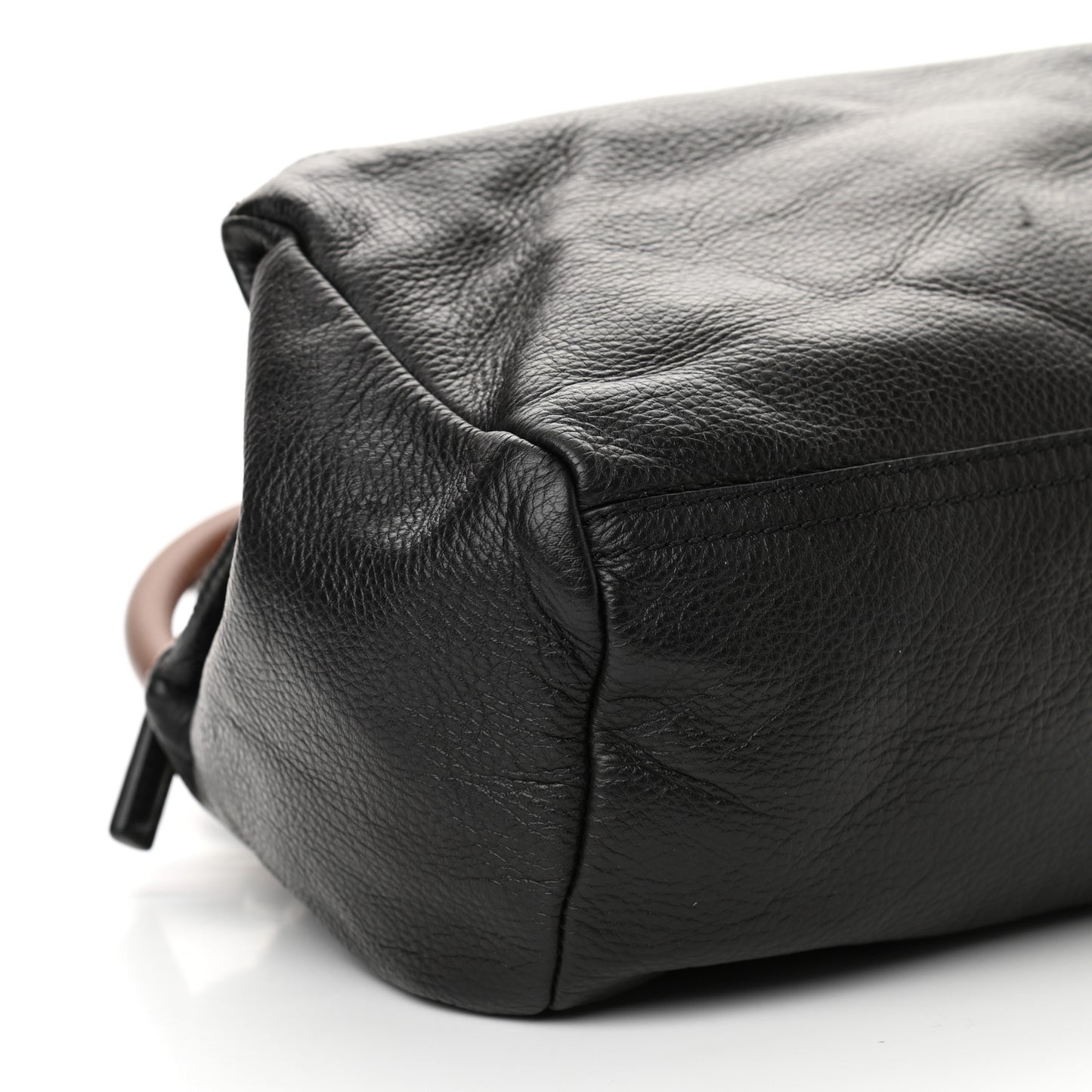 Calfskin Small Studded Pandora Black Brown