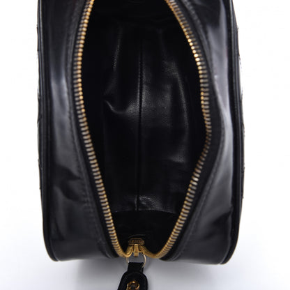 Chanel Lambskin Quilted Cosmetic Case Black 5 of 9