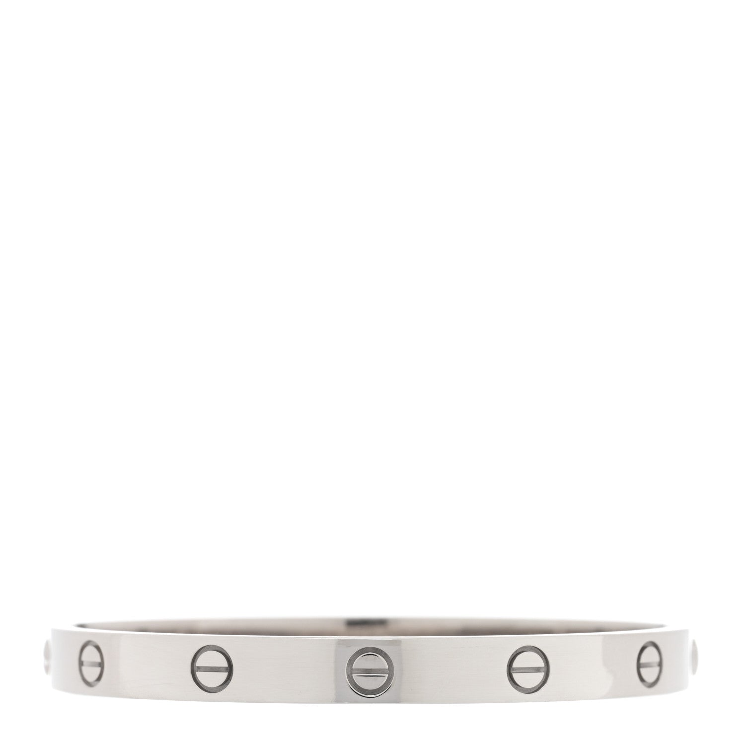 Cartier 18K White Gold LOVE Bracelet 18 2 of 8