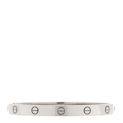 Cartier 18K White Gold LOVE Bracelet 18 2 of 8