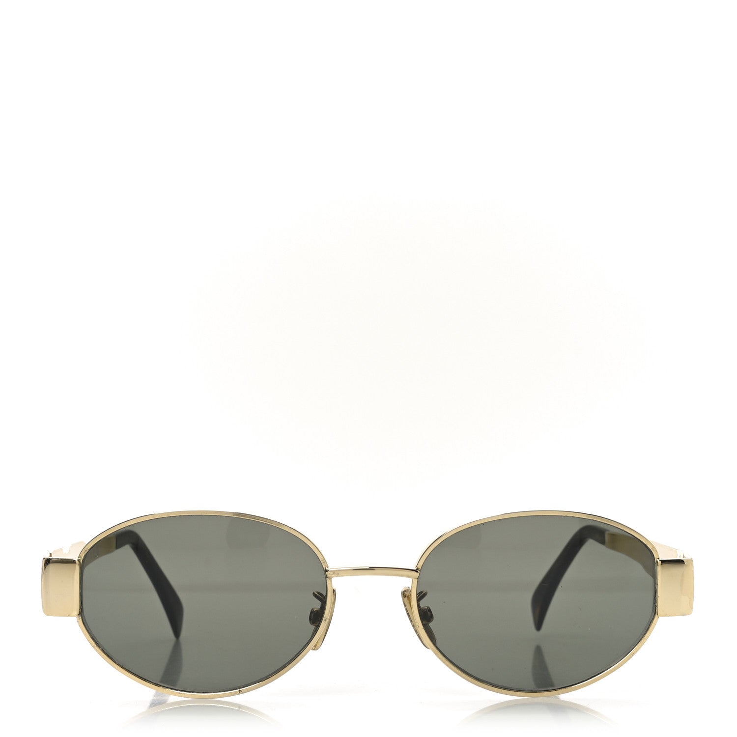 Celine Metal Triomphe 01 Sunglasses CL40235U Gold Green 2 of 8