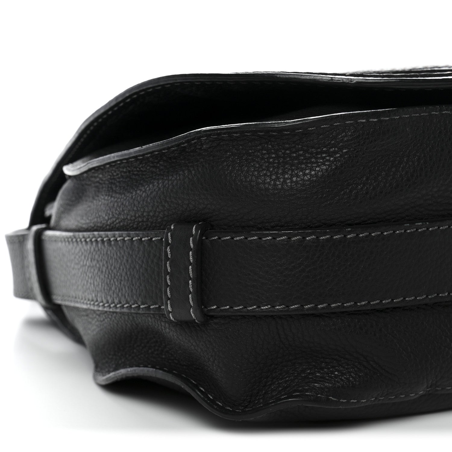 Chloe Calfskin Medium Marcie Round Crossbody Bag Black 8 of 12