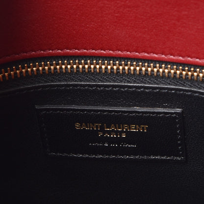Saint Laurent Calfskin Small Sac De Jour Oxblood 7 of 10