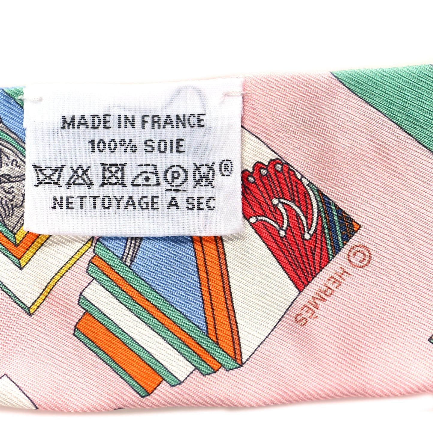 Silk Springs Springs Twilly Rose Vert Multicolor