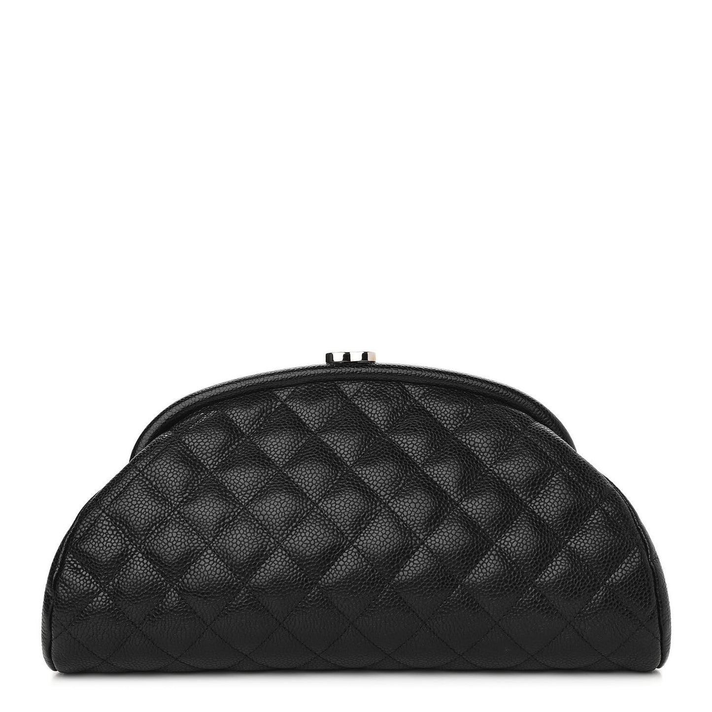 Caviar Quilted Timeless Clutch Black