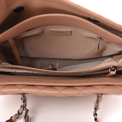 Chanel Caviar Quilted Large City Shopping Tote Beige 5 of 14