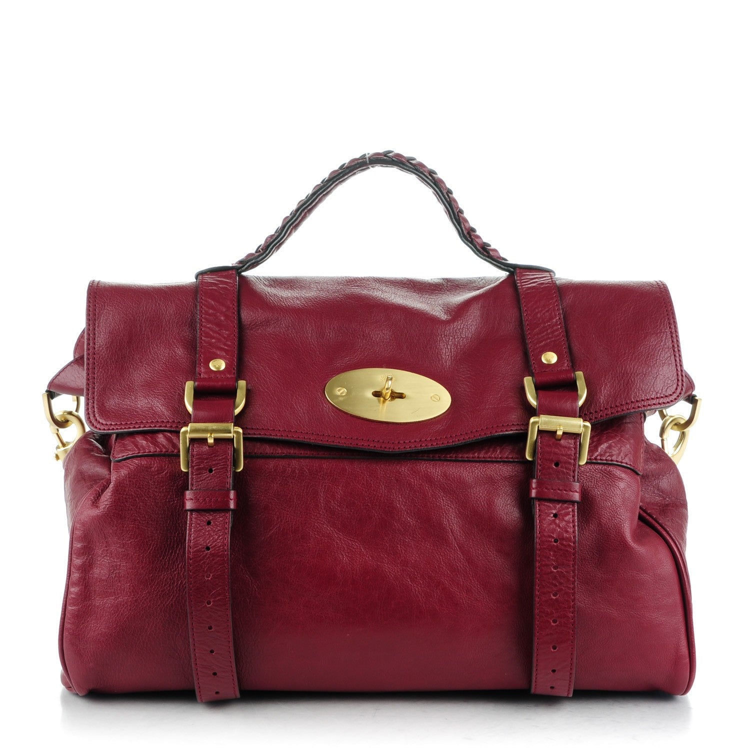 Mulberry Soft Buffalo Oversized Alexa Conker 1 of 8