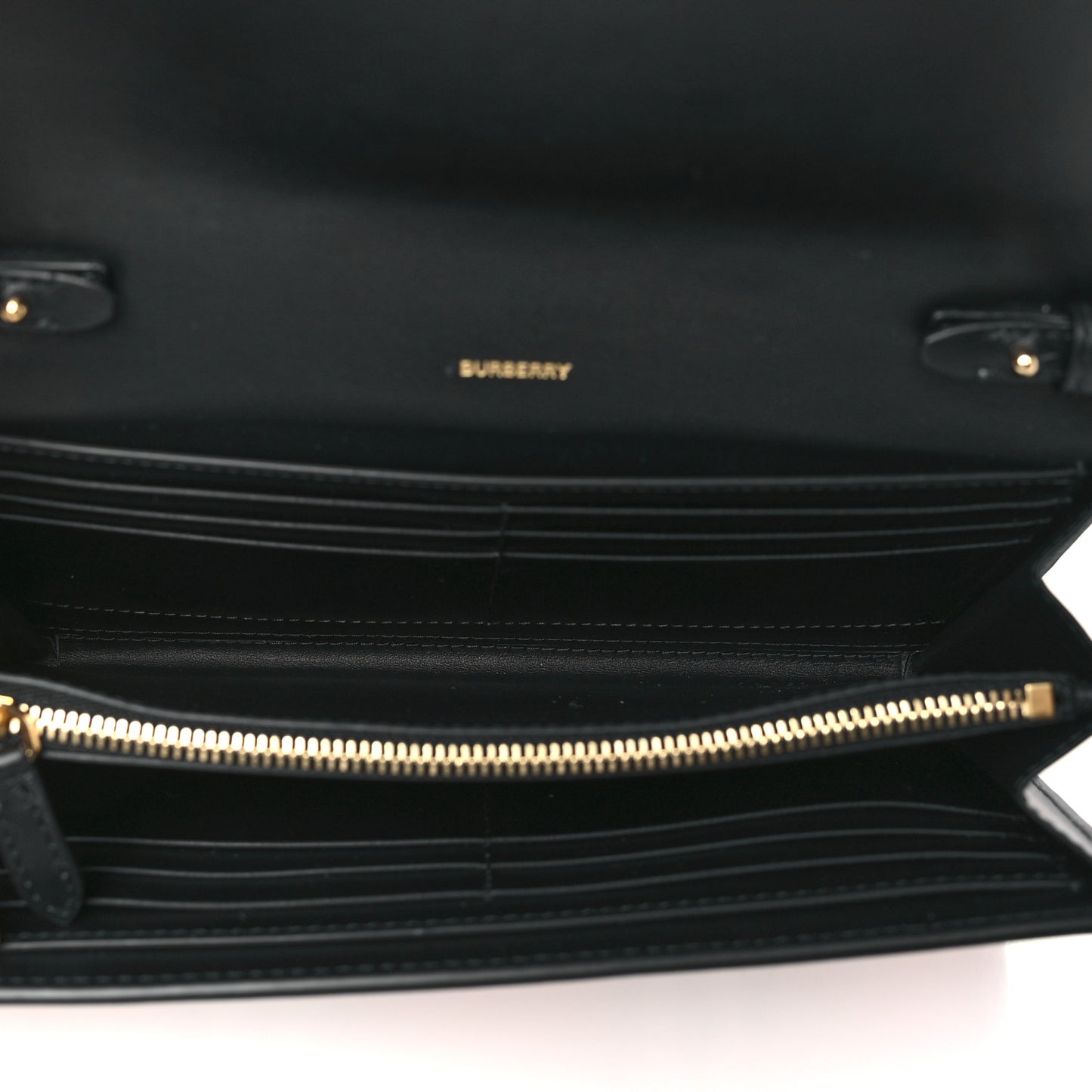 E-Canvas Icon Stripe Hannah Wallet With Detachable Strap Archive Beige Black