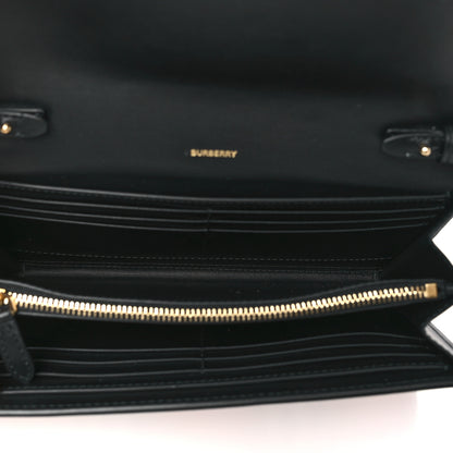 Burberry E-Canvas Icon Stripe Hannah Wallet With Detachable Strap Archive Beige Black 6 of 10