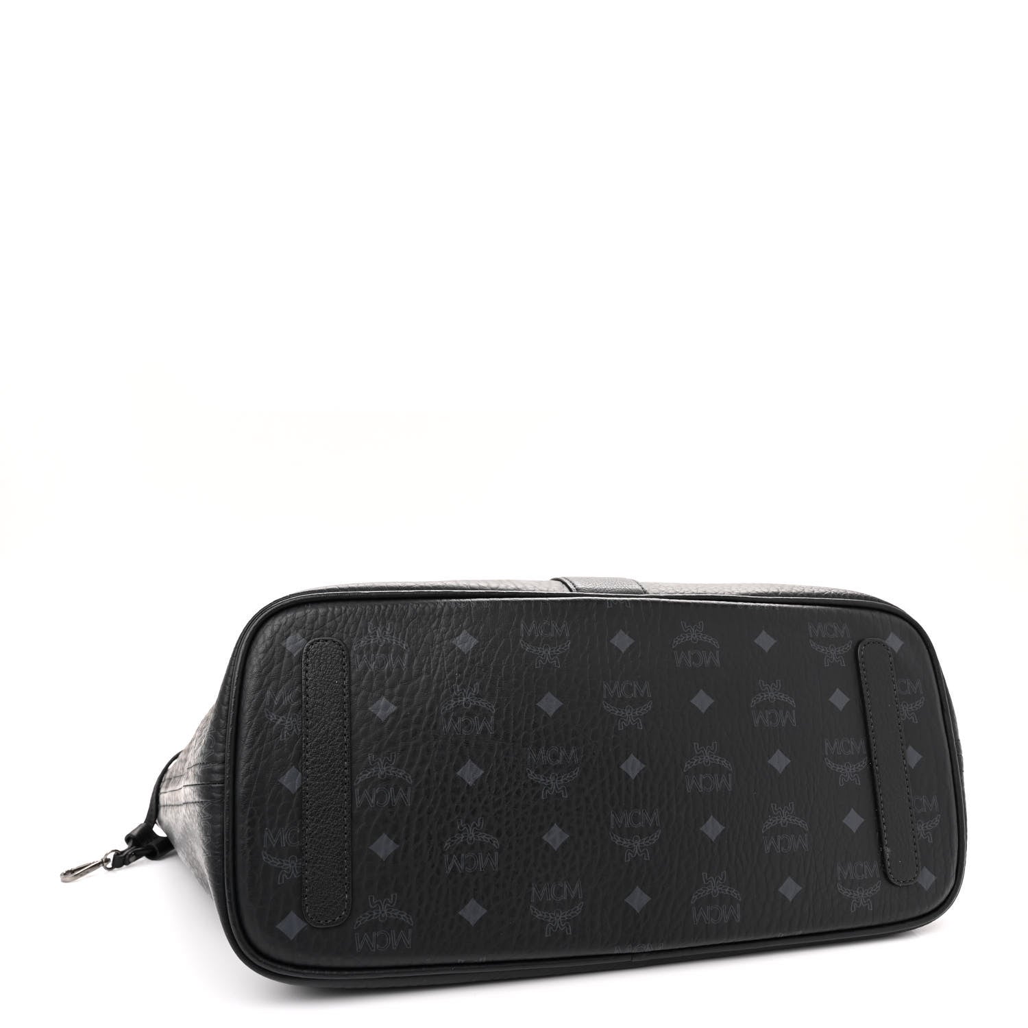 MCM Visetos Medium Liz Reversible Shopper Tote Black 6 of 18