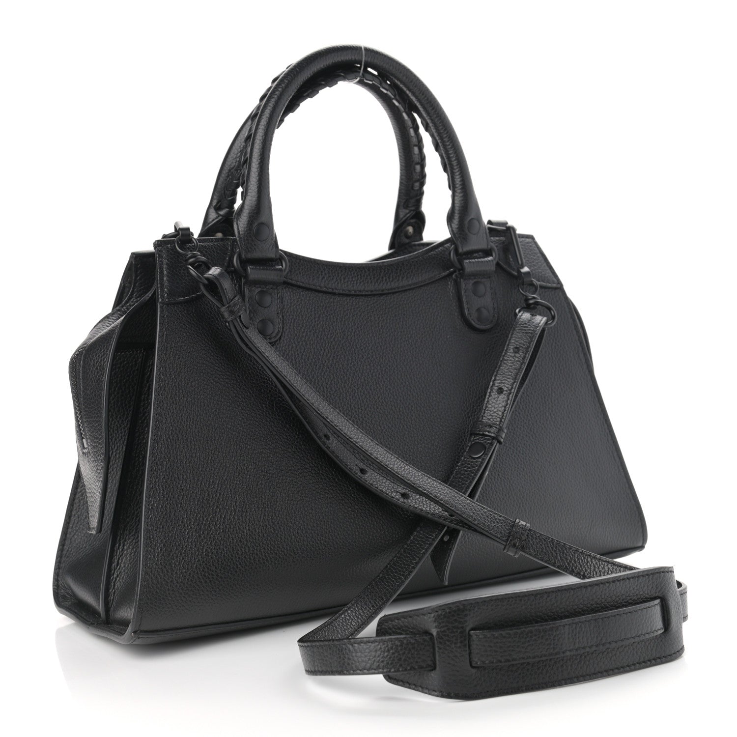 Balenciaga Grained Calfskin Neo Classic Black Hardware S City Black 3 of 10