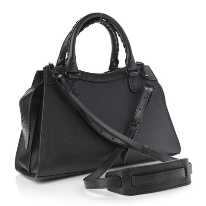 Balenciaga Grained Calfskin Neo Classic Black Hardware S City Black 3 of 10