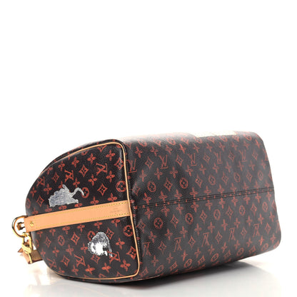 Louis Vuitton Catogram Speedy Bandouliere 30 Marron 4 of 9