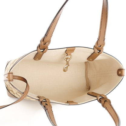 Gucci Monogram Small Craft Tote Light Brown 7 of 9