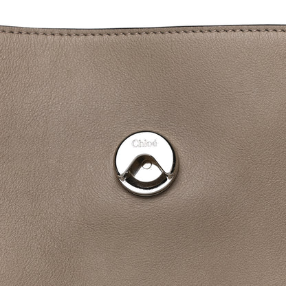 Chloe Calfskin Medium Faye Day Shoulder Bag Motty Grey 9 of 14
