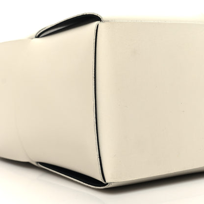 Bottega Veneta Nappa Maxi Intrecciato Medium Arco Tote White Black 10 of 12