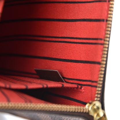 Louis Vuitton Damier Ebene Neverfull MM GM Pochette 8 of 10