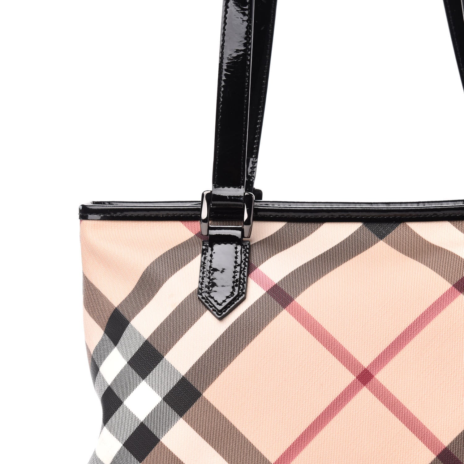Burberry Supernova Check Regent Tote Black 10 of 10