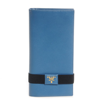 Prada Saffiano Calfskin Document Holder Cobalto 1 of 9
