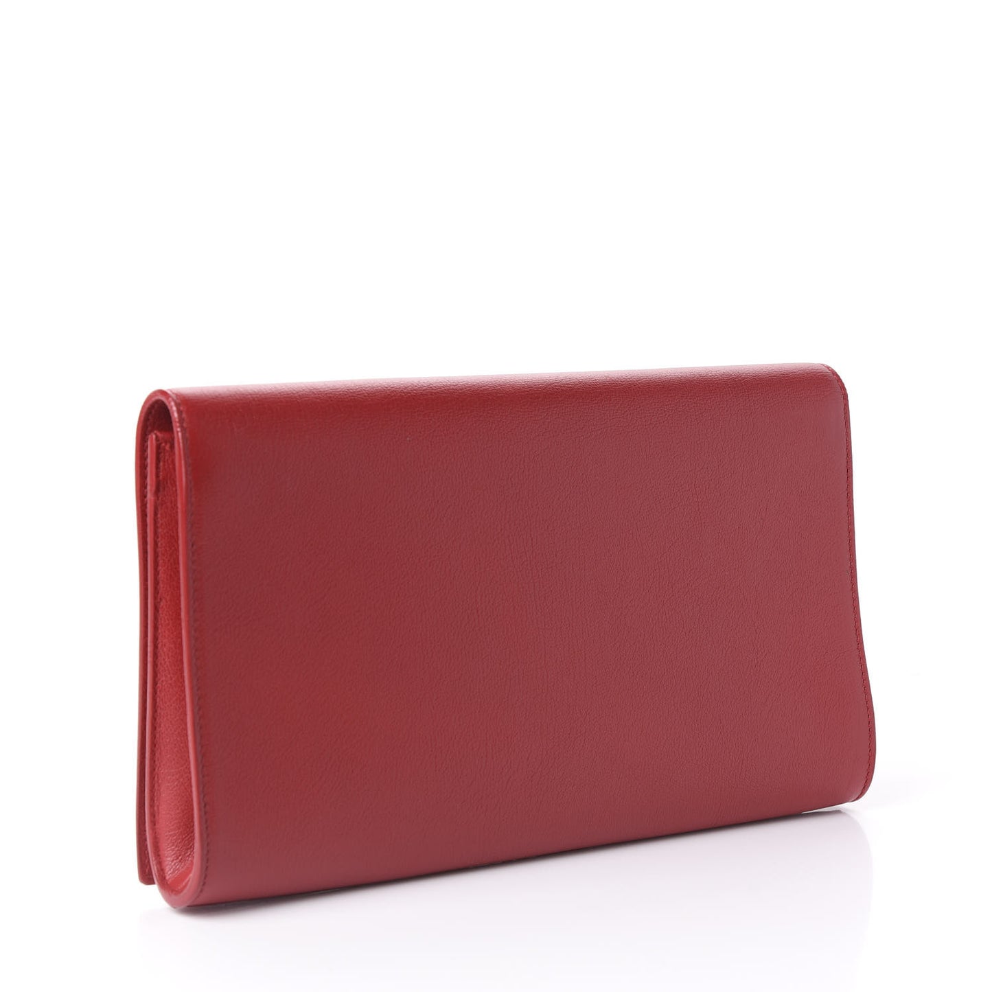 Calfskin Monogram Large Belle De Jour Clutch Red