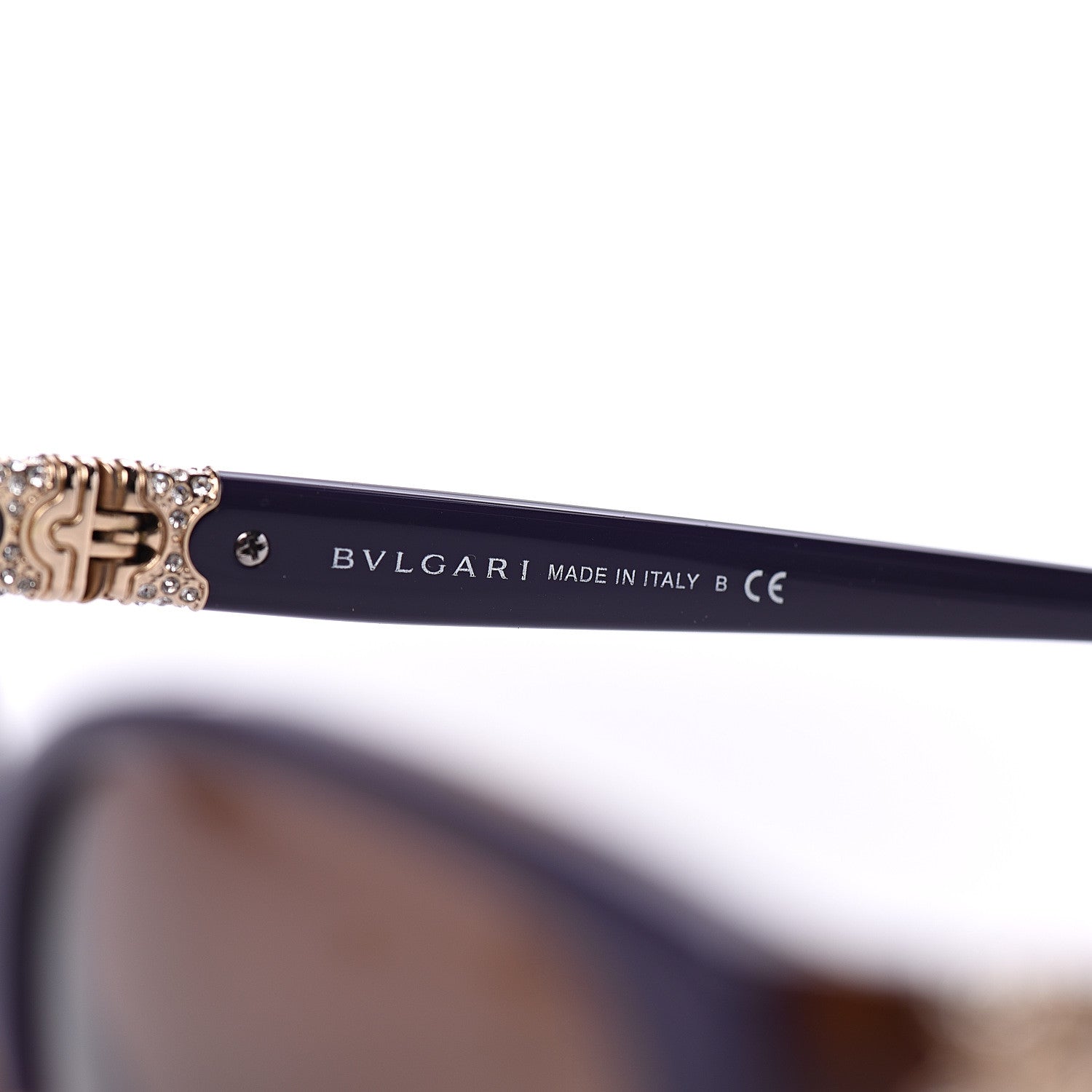 Bulgari BVLGARI Cat Eye 8166-B Sunglasses Blue Tortoise 6 of 8