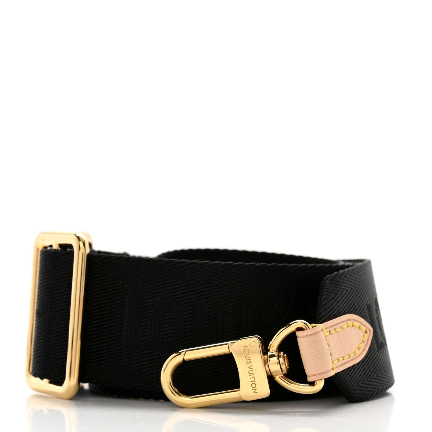 Monogram Multi Pochette Accessories Bandouliere Shoulder Strap Black