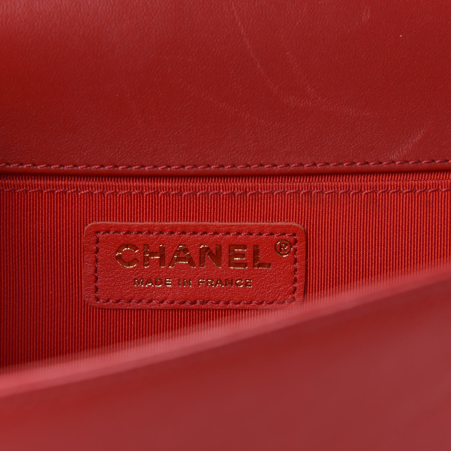 Chanel Lambskin Quilted Medium Boy Flap Red 10 of 13