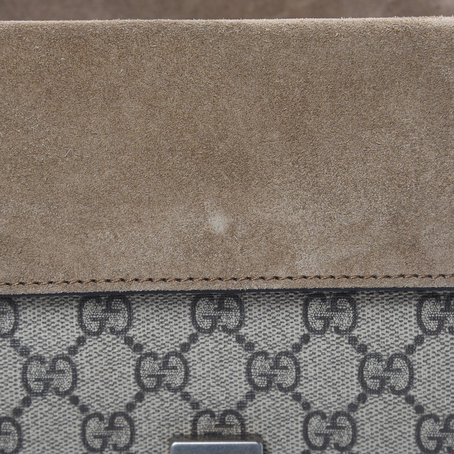 GG Supreme Monogram Mini Dionysus Shoulder Bag Taupe