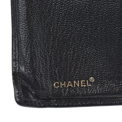 Chanel Goatskin Yen Wallet Black 6 of 13