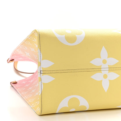 Louis Vuitton Monogram Giant By The Pool OnTheGo GM Light Pink 8 of 9