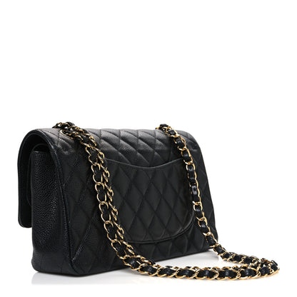 Chanel Caviar Quilted Medium Double Flap Black 3 of 10